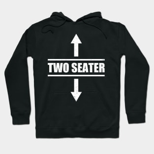 Two Seater Arrows Funny College Humor Sarcastic Hoodie